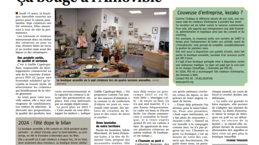 Boutique amovible ART JDG mars 2025